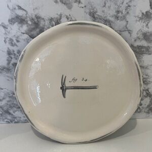 Anthropologie HRLM Gregg F Moore Pottery Farmhouse Plate